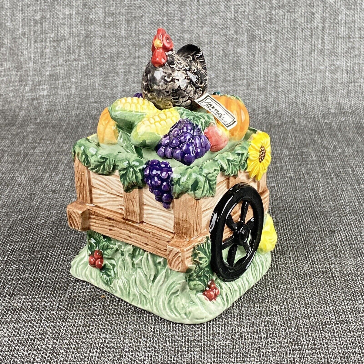 Fitz and Floyd Classics Rooster/Hen Box Small