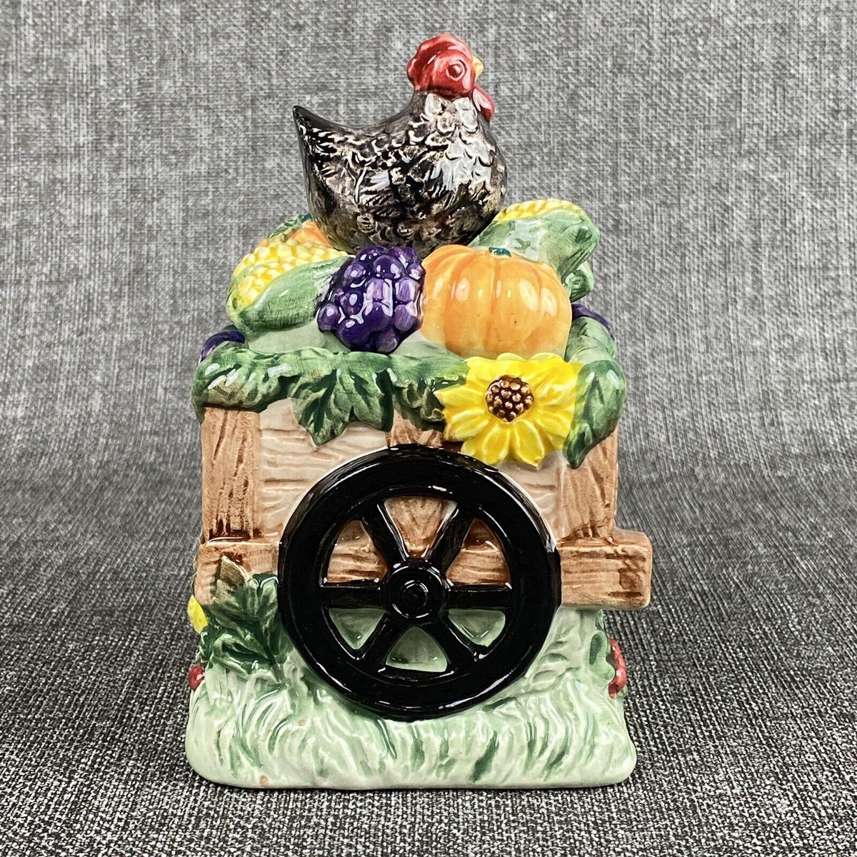 Fitz and Floyd Classics Rooster/Hen Box Small