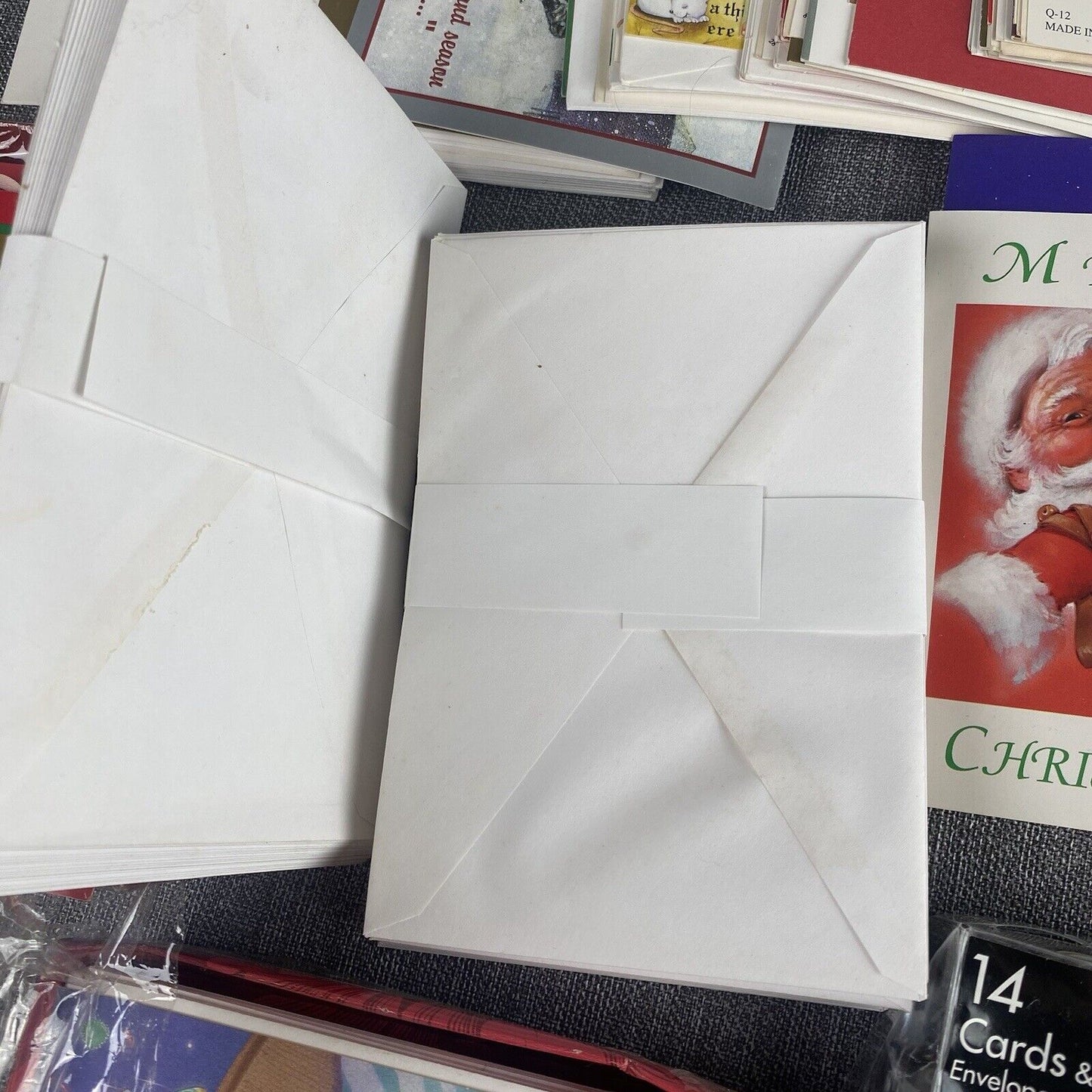 Lot of 120 Unused Various Christmas Greeting Cards