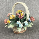 Vintage Mollica Capodimonte Italian Flower Basket