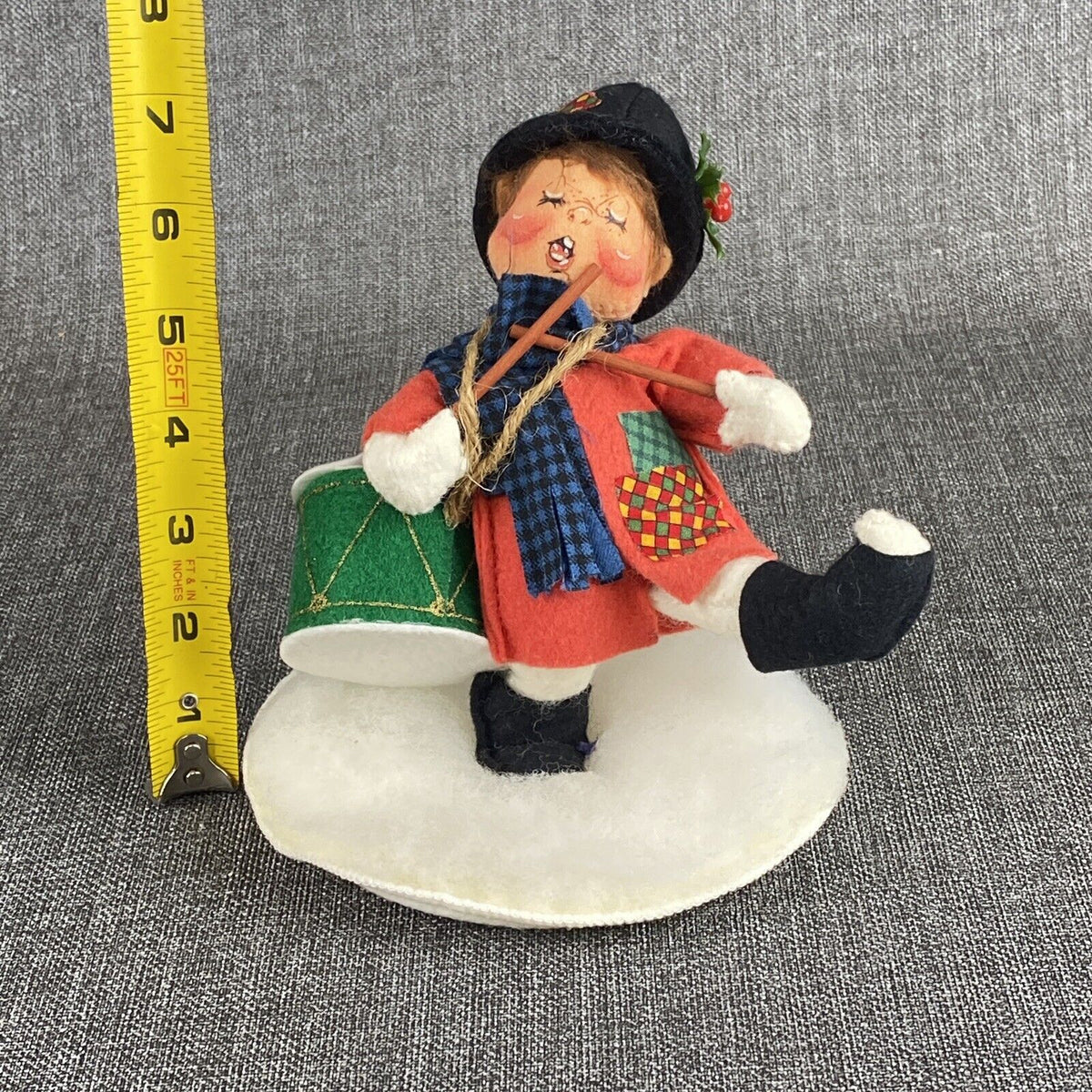 Annalee Vintage 7” Christmas Drummer Boy Doll Figurine 1997