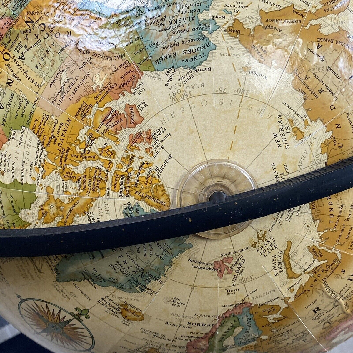 Vintage 16" Replogle Globe With Stand (Made in USA)