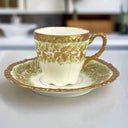 J. Pouyat Limoges Tea Cup Saucer France