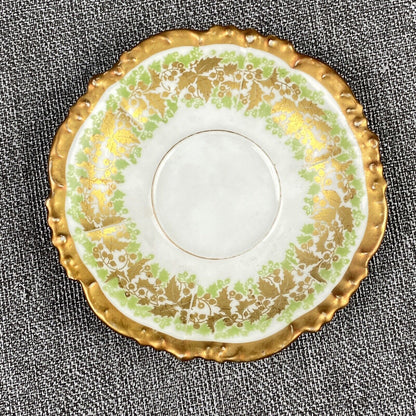 J. Pouyat Limoges Tea Cup Saucer France