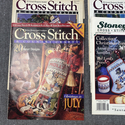 Vintage 21 Issues Cross Stitch & Crafts Needlwork 1980s-1990s Magazine