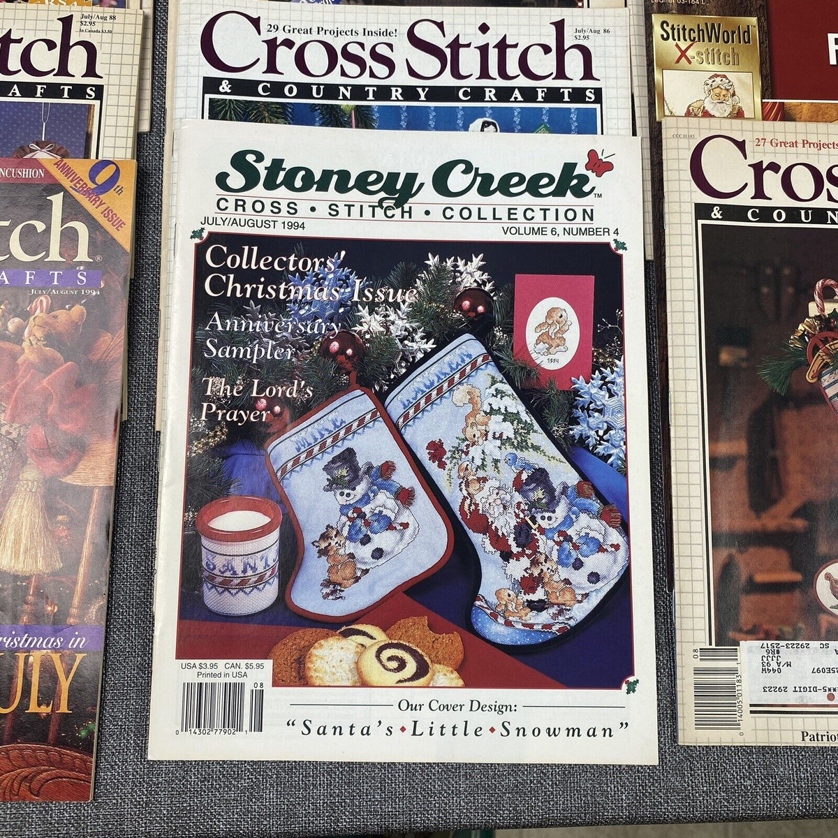 Vintage 21 Issues Cross Stitch & Crafts Needlwork 1980s-1990s Magazine