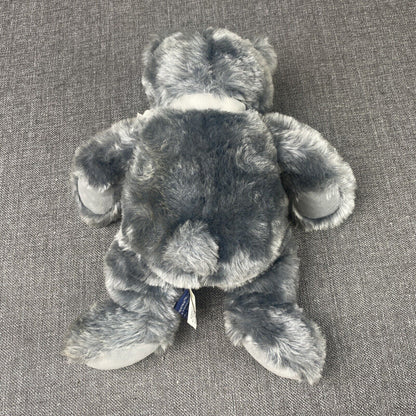 Ganz Heritage Collection gray Bear Bow  12” Plush Stuffed Animal