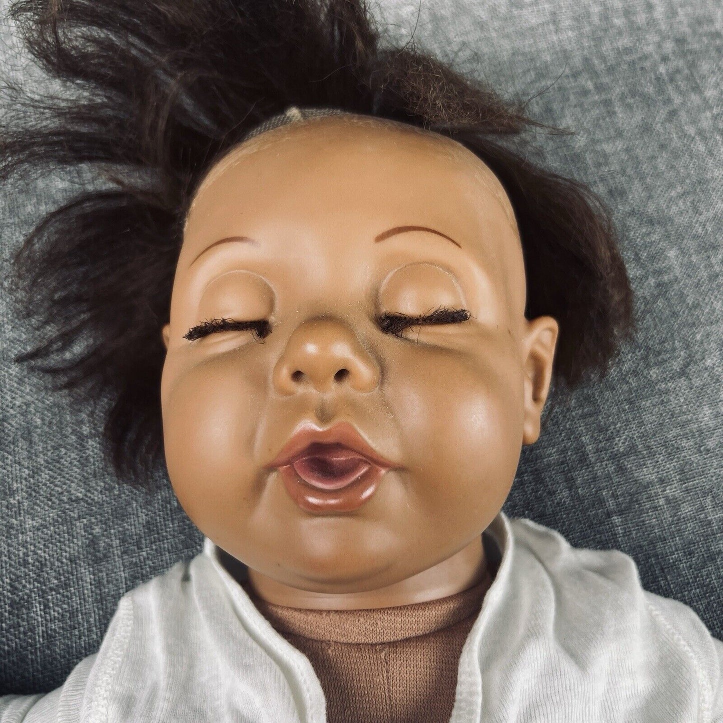 1984 Vintage Real Baby Doll J. Turner Hasbro African American 20"