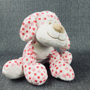 Fiesta Carowinds Theme Park Plush Pink Polka Dots Dog 9"