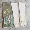 Vintage CRESCENDOE Tailored Nylon Gloves Cream Washable  Size 6 Original Bag