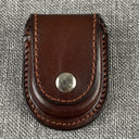 Vintage Brown Leather Lighter Case Pouch