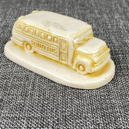 Vtg Allis-Chalmers School Bus Sculpture  No. 127 Georgia Marble Limited Edition