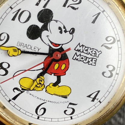 1970s Vintage Disney Mickey Mouse Men's-Bradley 17 Jewels mechanical Watch