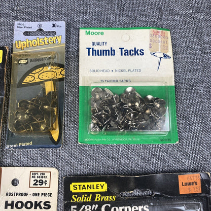 Vintage Upholstery Nails, Tacks, Staples lot