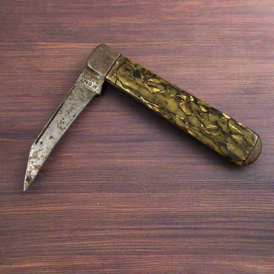 Antique Vintage KENT NEW YORK CITY Celluloid Pull Pocket Knife