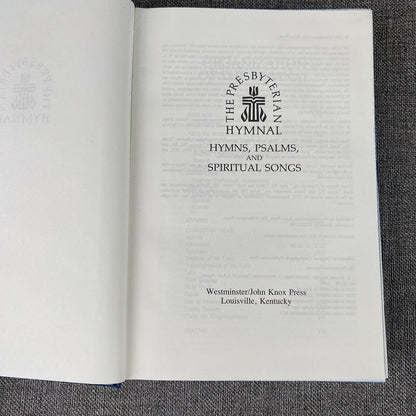 Hymns The Presbyterian Hymnal Hardcover Hymns Psalms and Spiritual Songs 1990