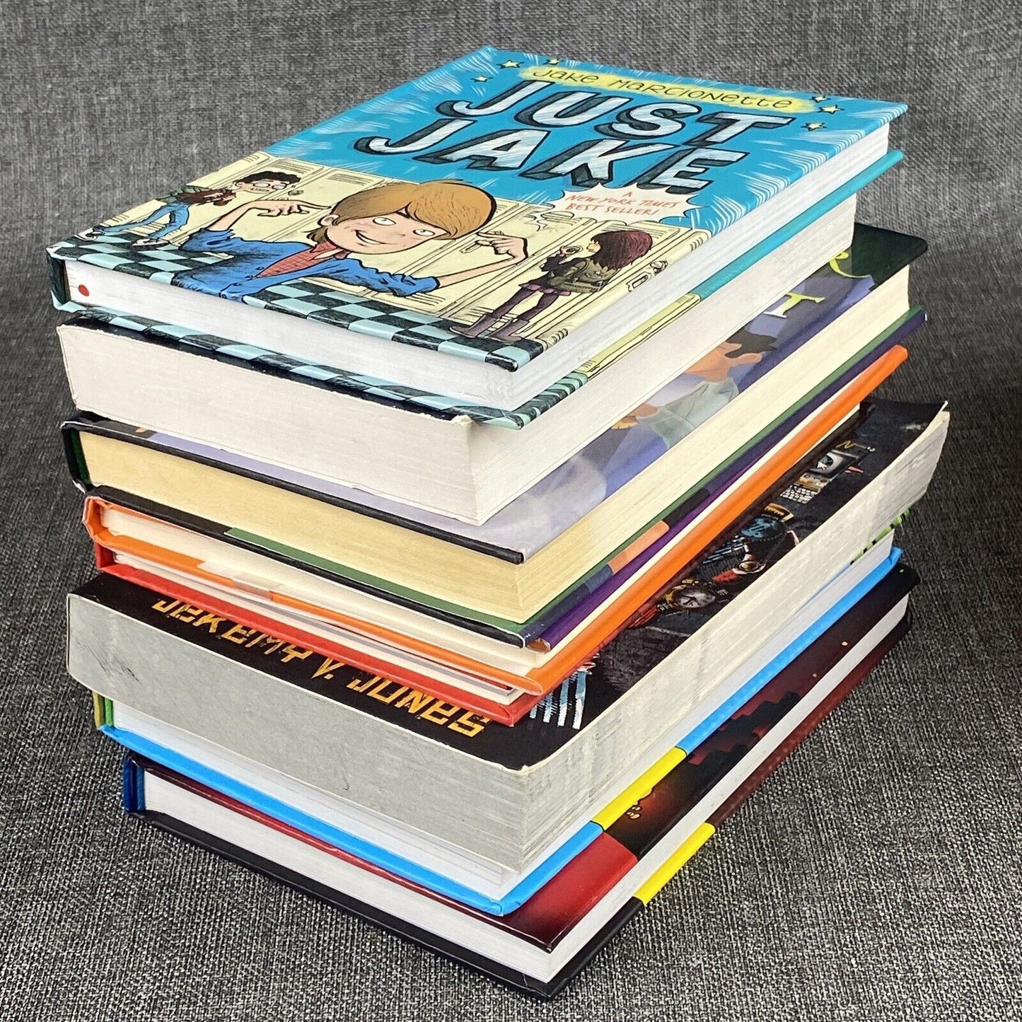 Lot Of 13 Assorted Children's Books Teens and Young Adults, Dog Man, Just Jake..