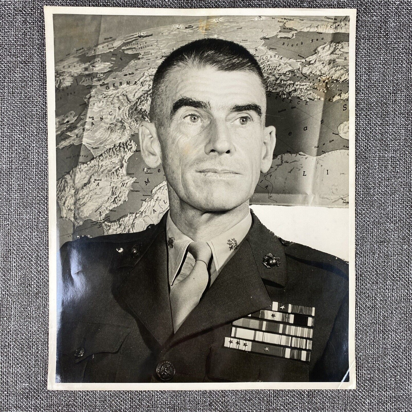 Official U. S. Marine Corps Photo Lt. Col. Evans F. Carlson, USMC WWII