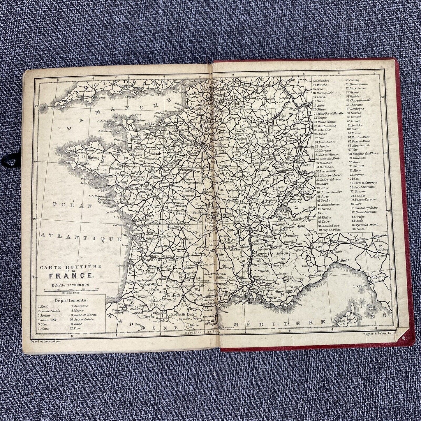 BAEDEKERS 1913 PARIS AND ITS ENVIRONS BOOK W/ PULL OUT MAPS