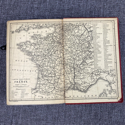 BAEDEKERS 1913 PARIS AND ITS ENVIRONS BOOK W/ PULL OUT MAPS