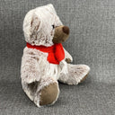 Fiesta Plush Bear with Red Scarf Plush Animal 10" sitting