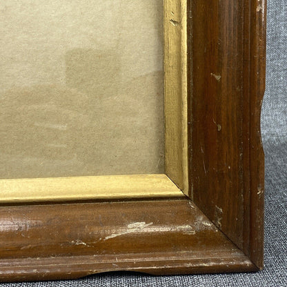 Vintage Solid Wood Picture Frame 14"x12" with glass for 10"x8" pictures