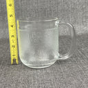 4 Iittala Krouvi 50 cl Clear Textured Glass Beer Mugs Arabia Finland