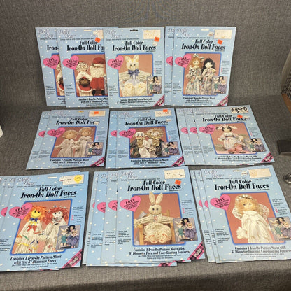 Dolly Dear Full Color Iron-On lot variety lot of 23