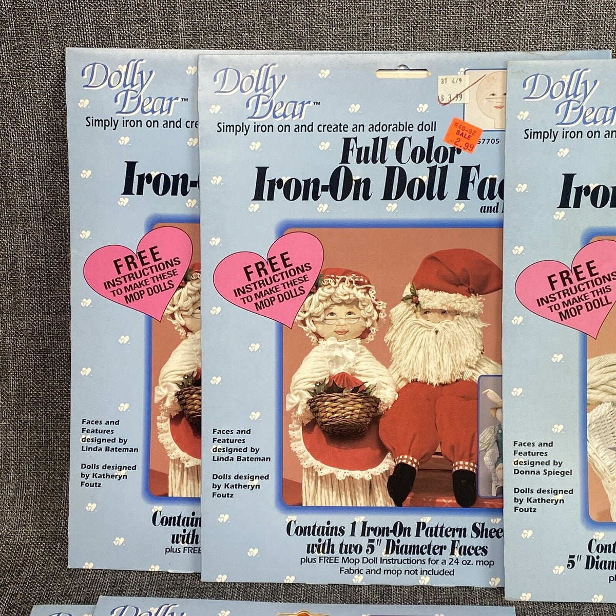 Dolly Dear Full Color Iron-On lot variety lot of 23