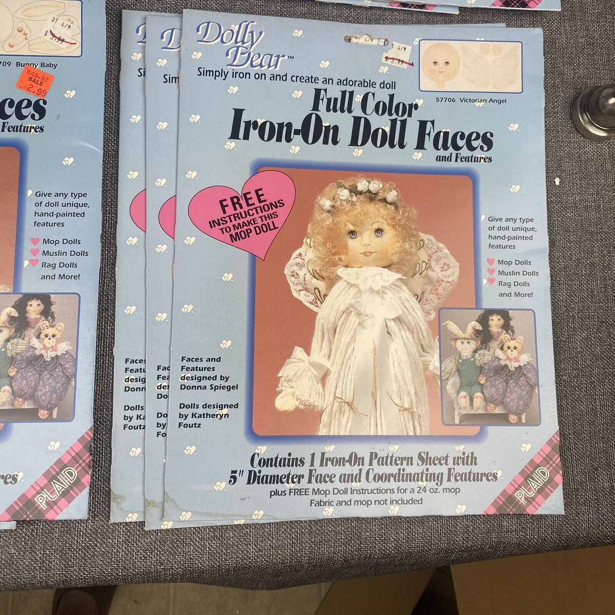 Dolly Dear Full Color Iron-On lot variety lot of 23