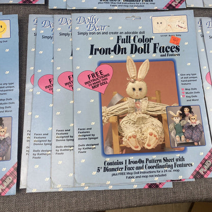 Dolly Dear Full Color Iron-On lot variety lot of 23