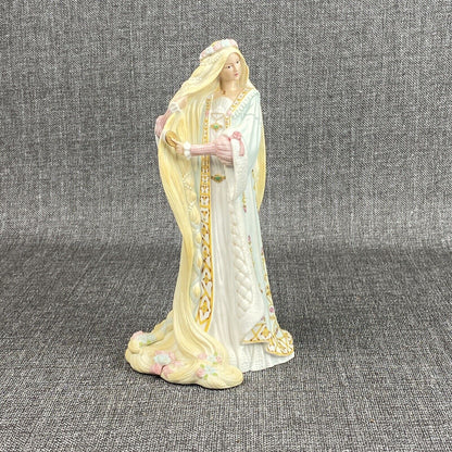 Lenox The Legendary Princesses Rapunzel Fine Porcelain 9" Figurine Vintage Japan