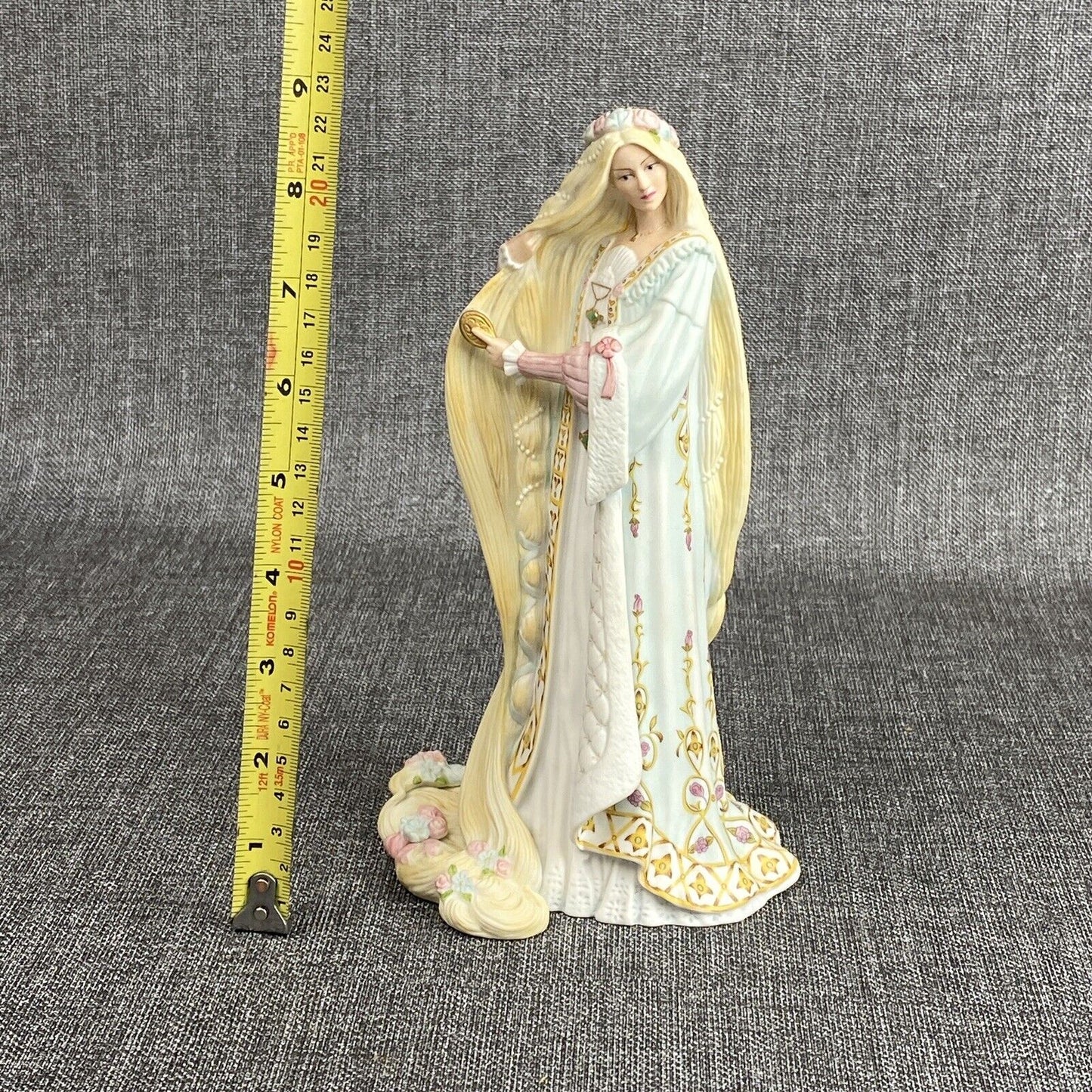 Lenox The Legendary Princesses Rapunzel Fine Porcelain 9" Figurine Vintage Japan