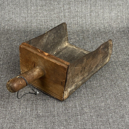 Antique Grain Feed Scoop Wood & Metal Vintage Primitive Hand Made