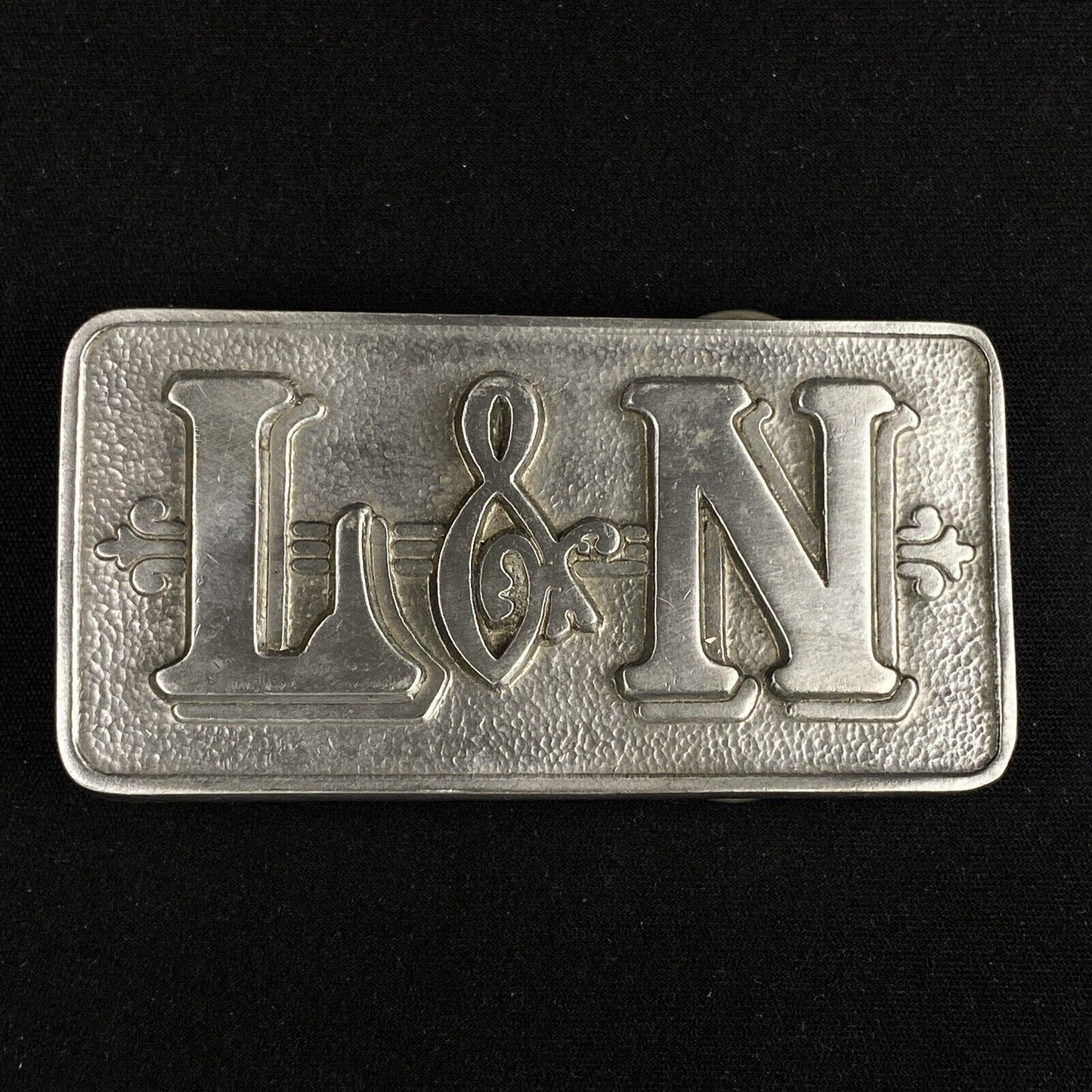 New L & N Railroad Louisville Nashville Railway 1980s NOS Vintage Belt Buckle