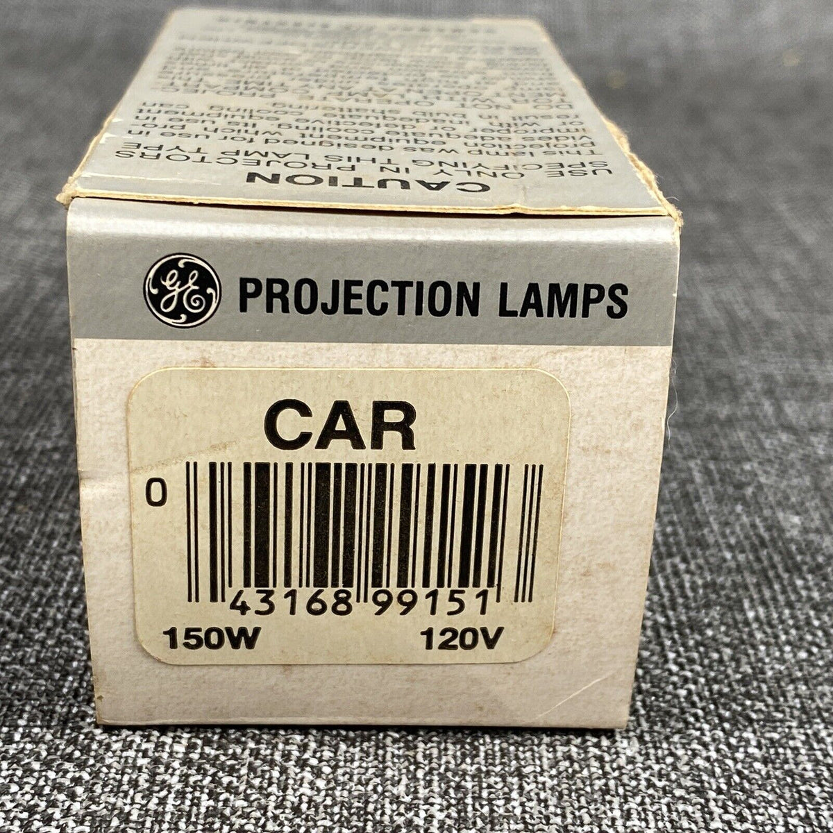 GE CAR Projection Lamp Bulb Projector 150W New Old Stock made in Canada