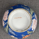 Hand Painted Vintage Macau Chinese Large Porcelain Bowl 10"