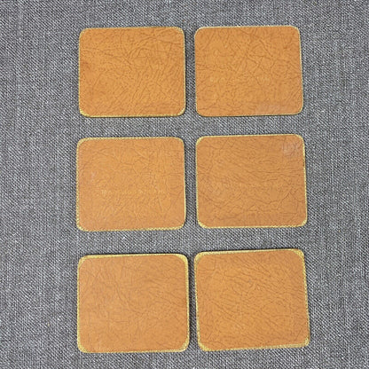 Vintage English Coasters Set 6 , Georgian Motives Made in England size: 3.5"x3"