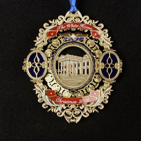 THE WHITE HOUSE HISTORICAL ASSOCIATION CHRISTMAS 2006, ORNAMENT 3.5"x3"