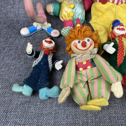 Lot of Clown Plush Toys , Russ and others