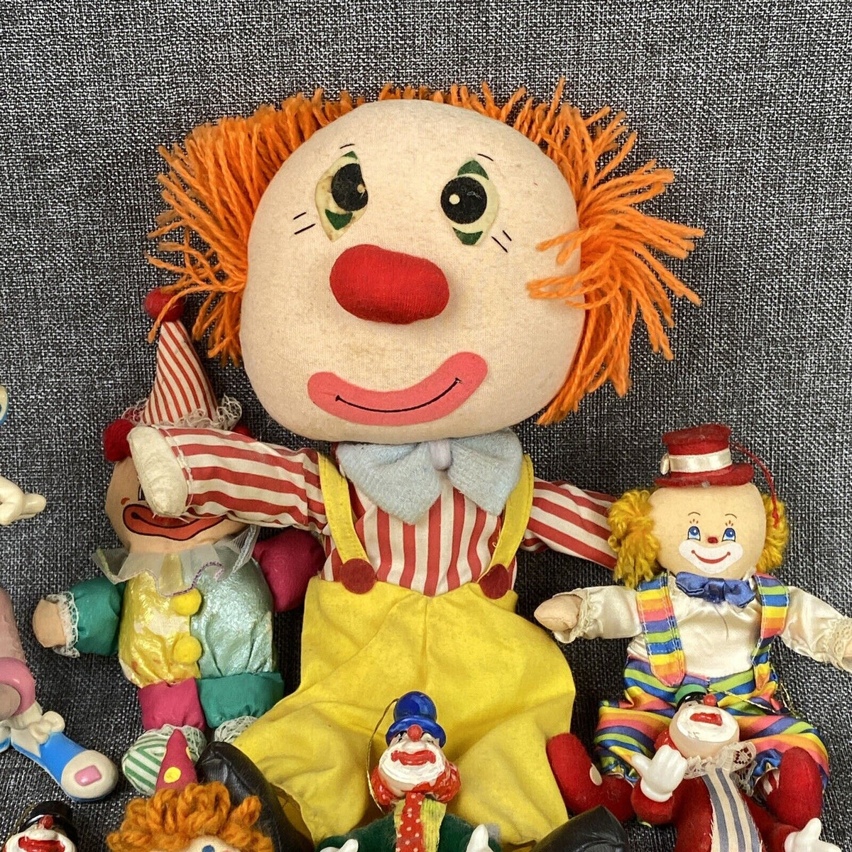 Lot of Clown Plush Toys , Russ and others