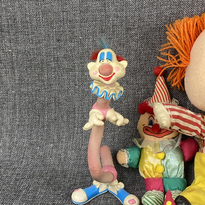 Lot of Clown Plush Toys , Russ and others