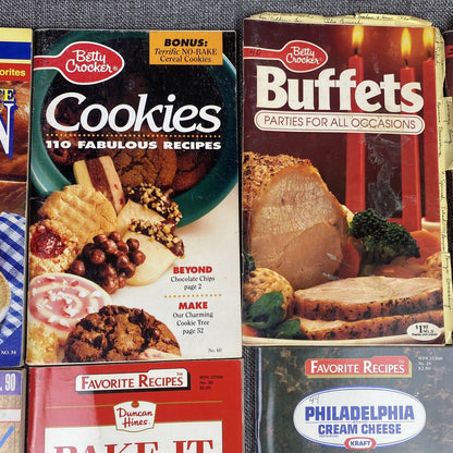 Lot of 14  Betty Crocker's Desserts Cookbooks + others