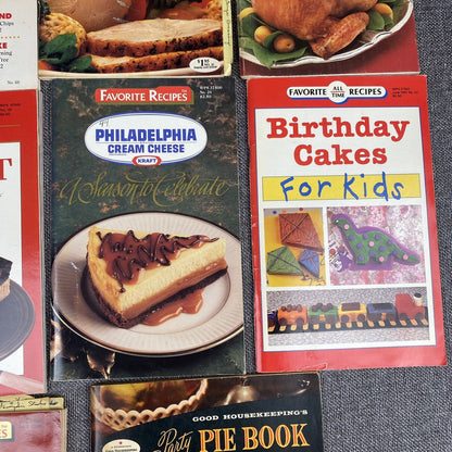 Lot of 14  Betty Crocker's Desserts Cookbooks + others