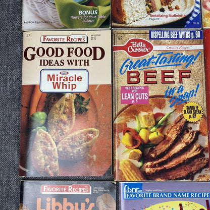 Lot of 14  Betty Crocker's Desserts Cookbooks + others