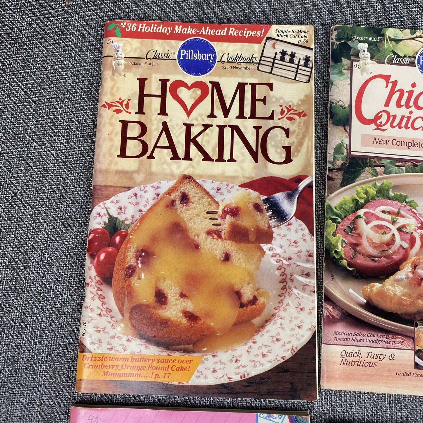 Lot of 8 Vintage Pillsbury Classics Cookbooks Baking