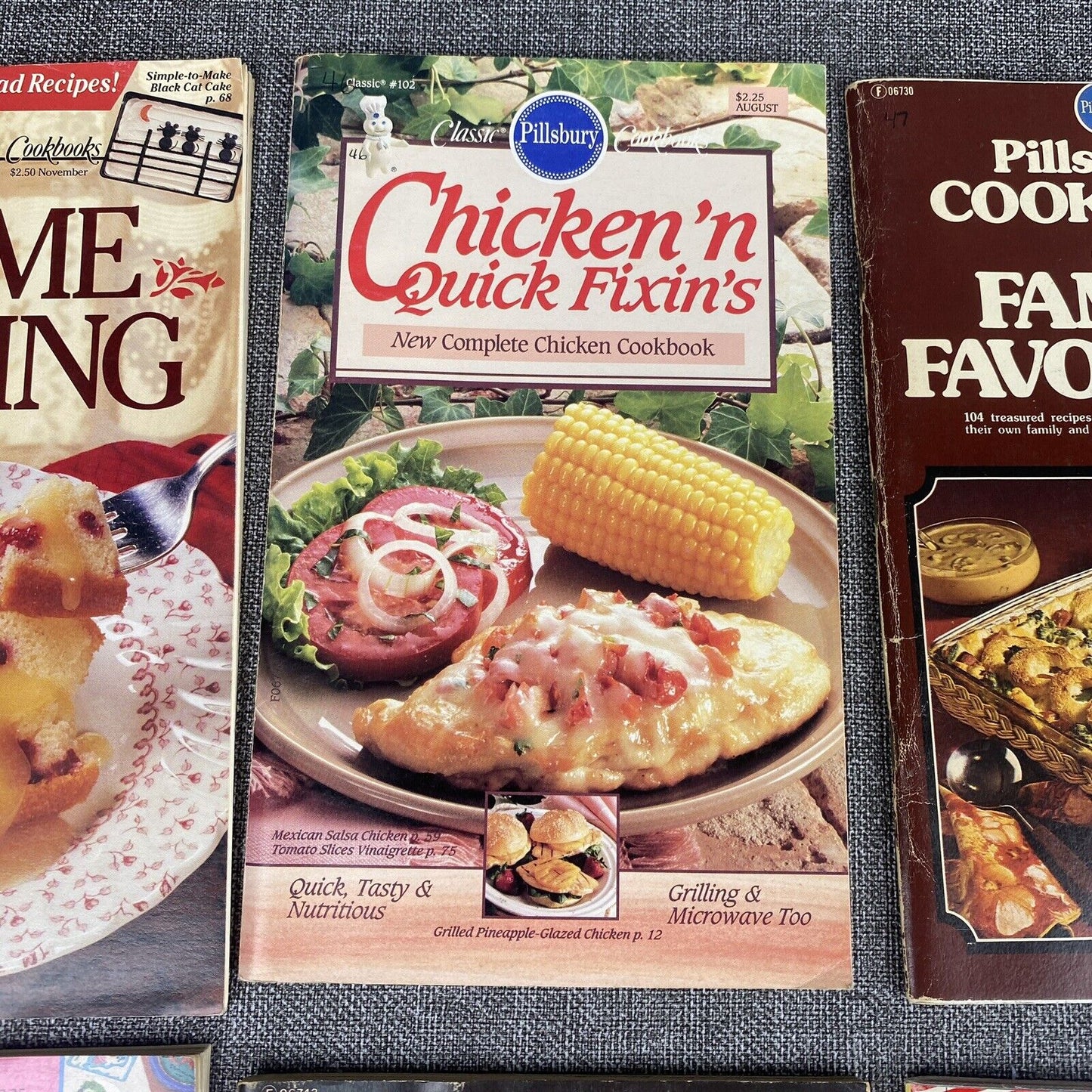 Lot of 8 Vintage Pillsbury Classics Cookbooks Baking