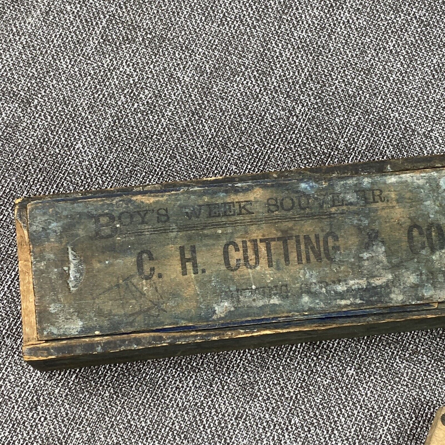 Antique Domino sold by C. H. Cutting & Co North Adams, MA operated 1870-1959