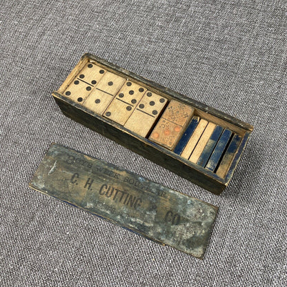 Antique Domino sold by C. H. Cutting & Co North Adams, MA operated 1870-1959