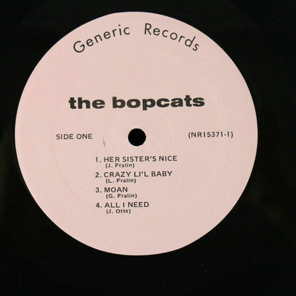 The Bopcats LP Vinyl Record (PROMO) w/Photos and Promotional information